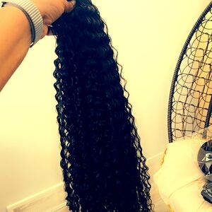 Luxurious Black Curly Hair Extensions
